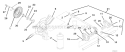 Gearcase And Impeller Diagram and Parts List for 939401 000101-034999 Ariens Snow Blower