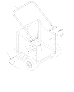 Handle Diagram and Parts List for 897003 001000 + Ariens Miscellaneous