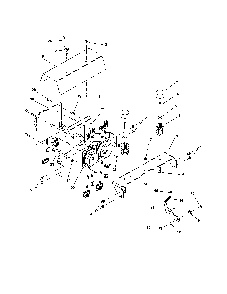 Controllers/seat suspension Diagram and Parts List for 91600200  Ariens Lawn Mower