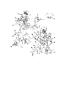 Engine And Belt Drive Diagram and Parts List for 93250500 101-1500 Ariens Snow Blower