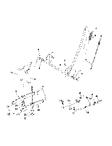 Mower lift Diagram and Parts List for 936060  Ariens Lawn Tractor