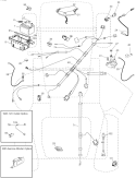 Electrical Diagram and Parts List for A25K54YT 96046000400 Ariens Lawn Tractor