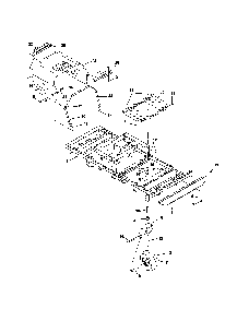 Part Location Diagram of 03998151 Ariens Weldment, Frame XL