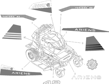 Part Location Diagram of 07802132 Ariens Decal, Arrow E Side Rh