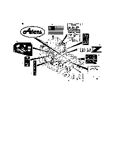 Part Location Diagram of 05359100 Ariens Decal, 44