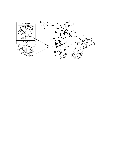 Discharge chute crank Diagram and Parts List for 93203700  Ariens Snow Blower