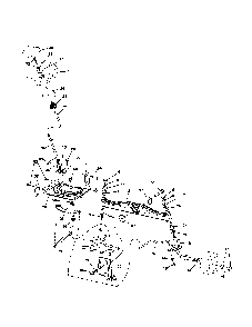 Steering Diagram and Parts List for 93604200  Ariens Lawn Tractor