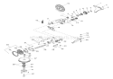 Friction Wheel Drive Diagram and Parts List for 911055 000101 Ariens Lawn Mower