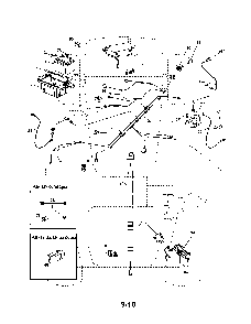 Electrical Diagram and Parts List for 93604200  Ariens Lawn Tractor