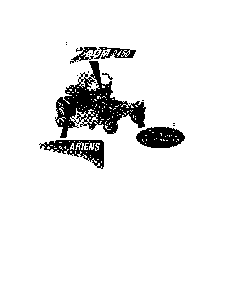 Decals-style Diagram and Parts List for 91510100  Ariens Lawn Mower