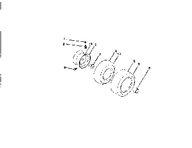 Wheels And Tires Diagram and Parts List for A2346YT 96046001900 Ariens Lawn Tractor