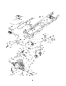 Drive Diagram and Parts List for A19K42 96046000200 Ariens Lawn Tractor