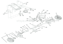Transmission And Height Of Cut Diagram and Parts List for 911342 000101 Ariens Lawn Mower
