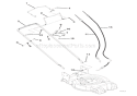 Handlebar And Controls Diagram and Parts List for 911150 000101 Ariens Lawn Mower