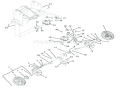 Transmission And Height Of Cut Diagram and Parts List for 911153 000101 Ariens Lawn Mower