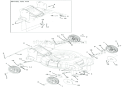 Wheels And Height Of Cut Diagram and Parts List for 911150 000101 Ariens Lawn Mower
