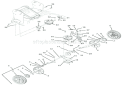 Transmission And Height Of Cut Diagram and Parts List for 911156 000101 Ariens Lawn Mower