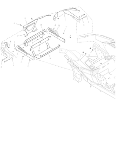 Bumpers, Shields, And Back Wrap Diagram and Parts List for 918027 035000 + Ariens Lawn Tractor