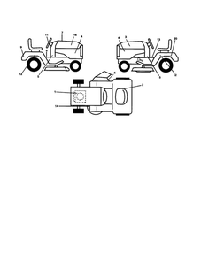 Part Location Diagram of 431745 Ariens Decal panel