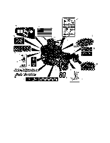 Decals Diagram and Parts List for 99105600  Ariens Lawn Mower