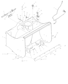 Housing - 36-Inch Diagram and Parts List for 851302 000101 Ariens Lawn Tractor Accessories