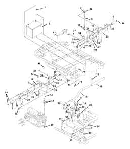 Steering Controls Izt Diagram and Parts List for 915067 (010000 & Above)(1740) Ariens Lawn Tractor