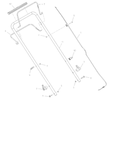Part Location Diagram of 30124551 Ariens Guide, Starter Rope (Black)