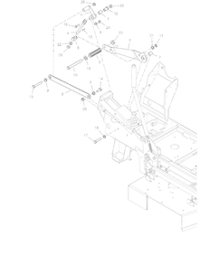 Deck Lift Foot Assist Diagram and Parts List for 994302 000101 + Ariens Lawn Tractor Accessories