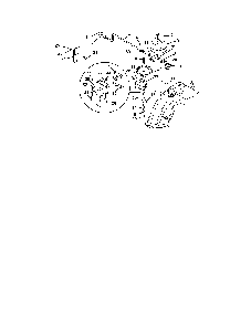 Discharge Chute Crank Diagram and Parts List for 93210400 101-999999 Ariens Snow Blower
