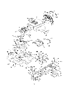 Chassis Diagram and Parts List for A2042YT 96046001600 Ariens Lawn Tractor