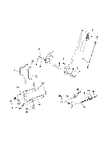 Mower Lift Diagram and Parts List for A175BG42 96016002300 Ariens Lawn Tractor
