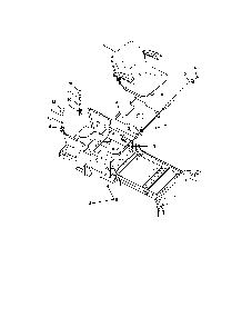 Seat Diagram and Parts List for 99107300  Ariens Lawn Mower