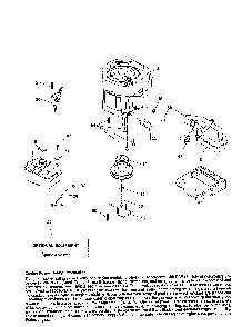 Engine Diagram and Parts List for A19BA42 96046001001 Ariens Lawn Tractor