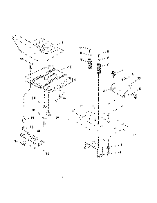 Seat Diagram and Parts List for 936060  Ariens Lawn Tractor