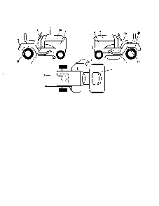 Decals Diagram and Parts List for A19BA42 96046001001 Ariens Lawn Tractor
