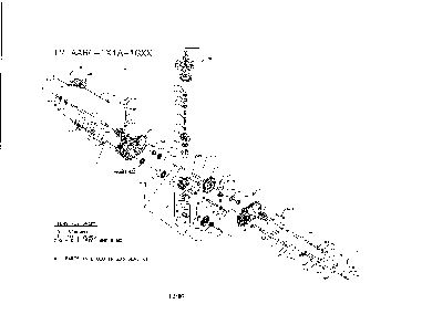 Transaxle Diagram and Parts List for A19K42 96046000200 Ariens Lawn Tractor