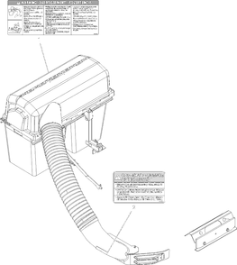 Decals Diagram and Parts List for 815051 000101 + Ariens Lawn Tractor