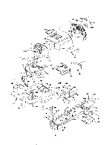 Chassis Diagram and Parts List for 96046001600  Ariens Lawn Tractor