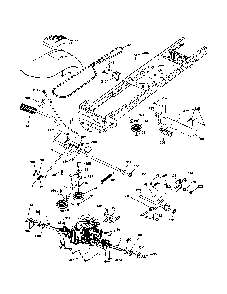 Drive Diagram and Parts List for A20BH42 96046001100 Ariens Lawn Tractor