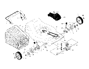Drive Control/Gear Case/Wheels Diagram and Parts List for A160H22 96146000400 Ariens Lawn Mower