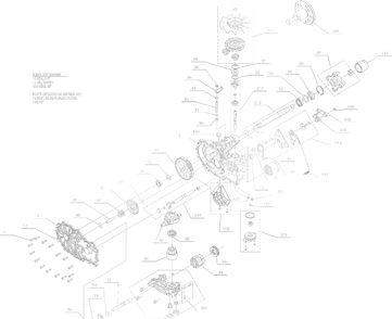 Transmission - Zt3100 - 09159700 Diagram and Parts List for 994302 000101 + Ariens Lawn Tractor Accessories