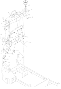 Tower And Dash Diagram and Parts List for 998302 000500 - 000999 Ariens Lawn Tractor