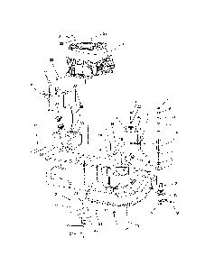 Engine/clutch/idler Diagram and Parts List for 91141000  Ariens Lawn Mower