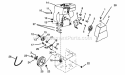 Engine And Drive Diagram and Parts List for 902812 000101 Ariens Tiller