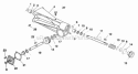 Tiller Gearcase Diagram and Parts List for 902830 000101 Ariens Tiller
