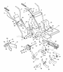 Part Location Diagram of 00243151 Ariens Left Upper Handlebar