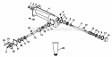 Part Location Diagram of 00201400 Ariens Worm Gear Housing