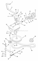 Part Location Diagram of 04901400 Ariens Sheave