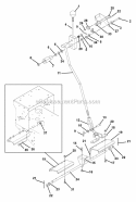 Part Location Diagram of 04927400 Ariens Weldment, Handle