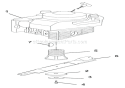 Engine, Blade & Belt Diagram and Parts List for 911096 000101 Ariens Lawn Mower